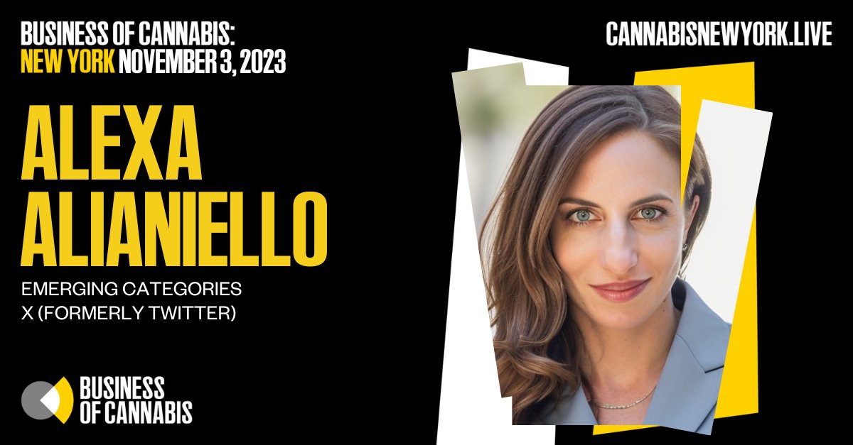 lexa's tweet photo. Join me alongside cannabis investors, industry leaders, politicians and
innovators at @BofC_Global in New York on 3 November, at The Williamsburg Hotel!
Tickets ➜ https://t.co/0xJycIsRyf #BofC https://t.co/Mjhex1Z4Bf