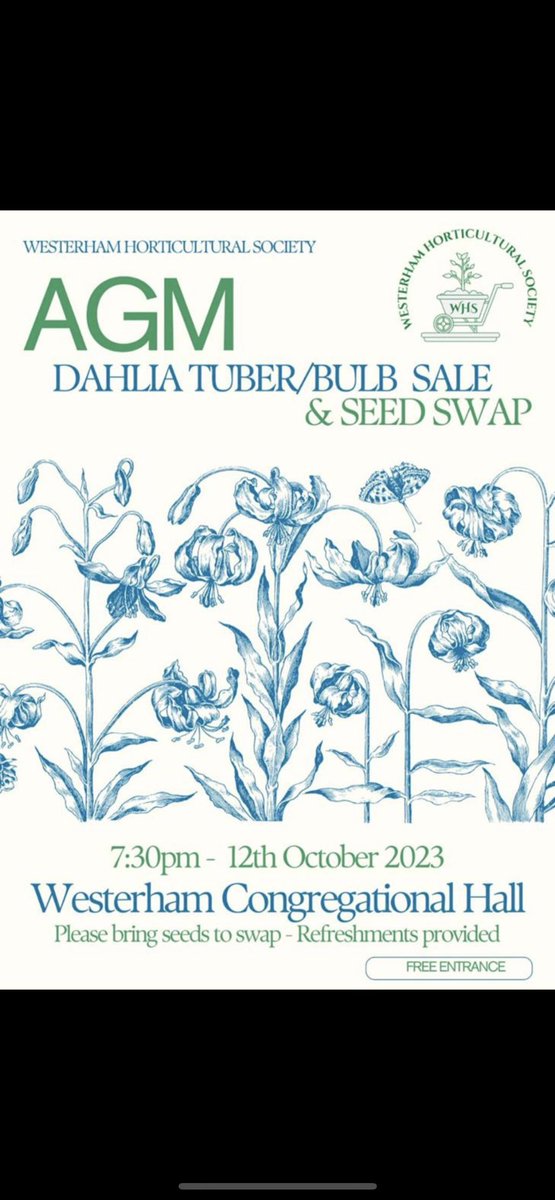 12th October - hope you can join us 🌷🌹🌺🌸💐🪻🌻