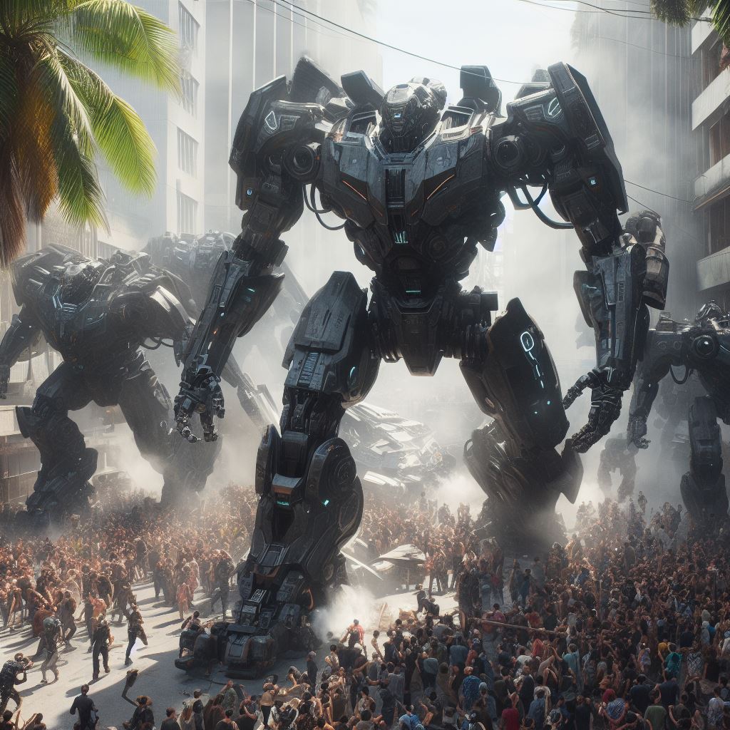 CreezJimbo's tweet photo. They dropped us on a street party! This isn't what I signed up for!
#scifi #scifiart #AIart #AIArtistCommunity #Creez https://t.co/8vrTWvDObH