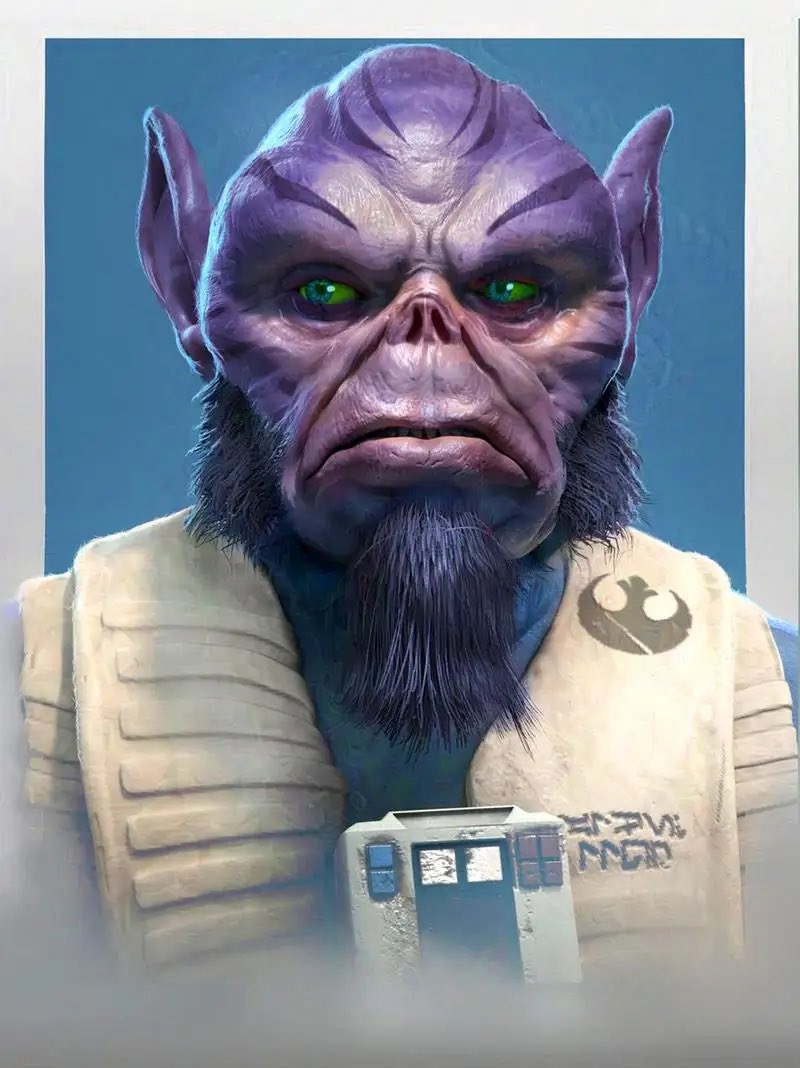 AbstractJedii's tweet image. The concept art for Zeb from the Mandalorian is GORGEOUS!🤯 #StarWars