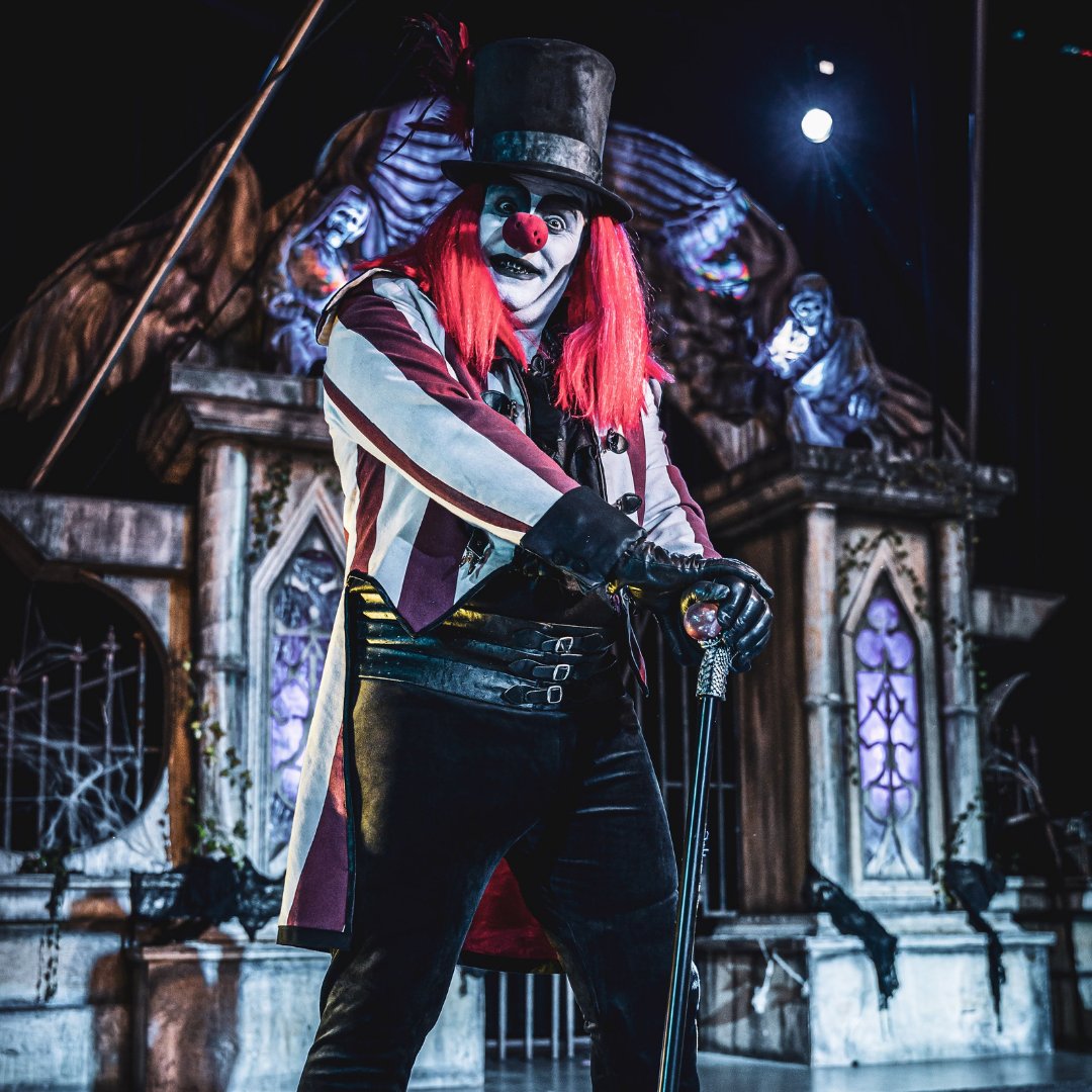lrtfoundation's tweet photo. Tantalizing sounds &amp; illusions will put our audience into an emotional roller-coaster of fear &amp; joy, laughter, &amp; wonder with raving cheers for a “Mad Graveyard Clown.” A mix of circus, cabaret, and theatre! Don't miss The Vampire Circus on Oct 18. Info at https://t.co/X7cOCgg2xe https://t.co/78IAd16PfI
