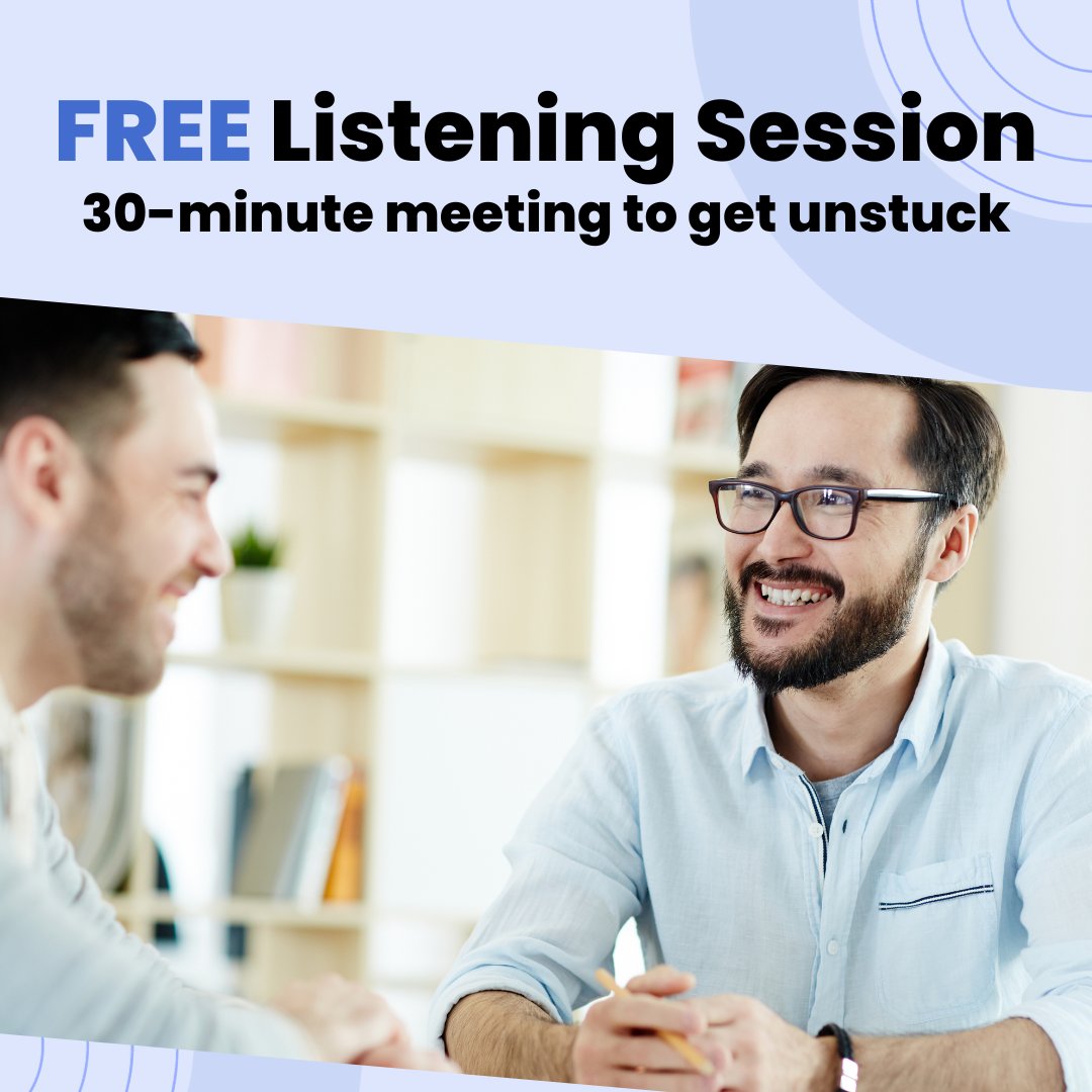 prepme_ai's tweet photo. 📣 New opportunity for burnt out Business Professionals! 📣 Get back to your best self by talking through your stuck and frustrated areas in your professional and home life. Figure out how to get unstuck at work or home, and start living your best life. https://t.co/JWsMmLFAV1 https://t.co/RY1AWXOfpT