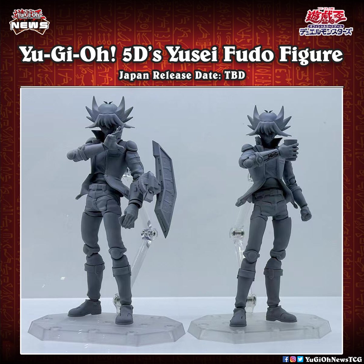 YuGiOhNewsTCG's tweet photo. ❰𝗬𝘂𝗚𝗶𝗢𝗵 𝗙𝗶𝗴𝘂𝗿𝗲❱
Prepare yourselves, 5D's fans, as not one, not two, but a magnificent seven new figures featuring iconic monsters, alongside Yusei Fudo have been announced 🔥#遊戯王 #YuGiOh #유희왕 https://t.co/l3OWghdx8B