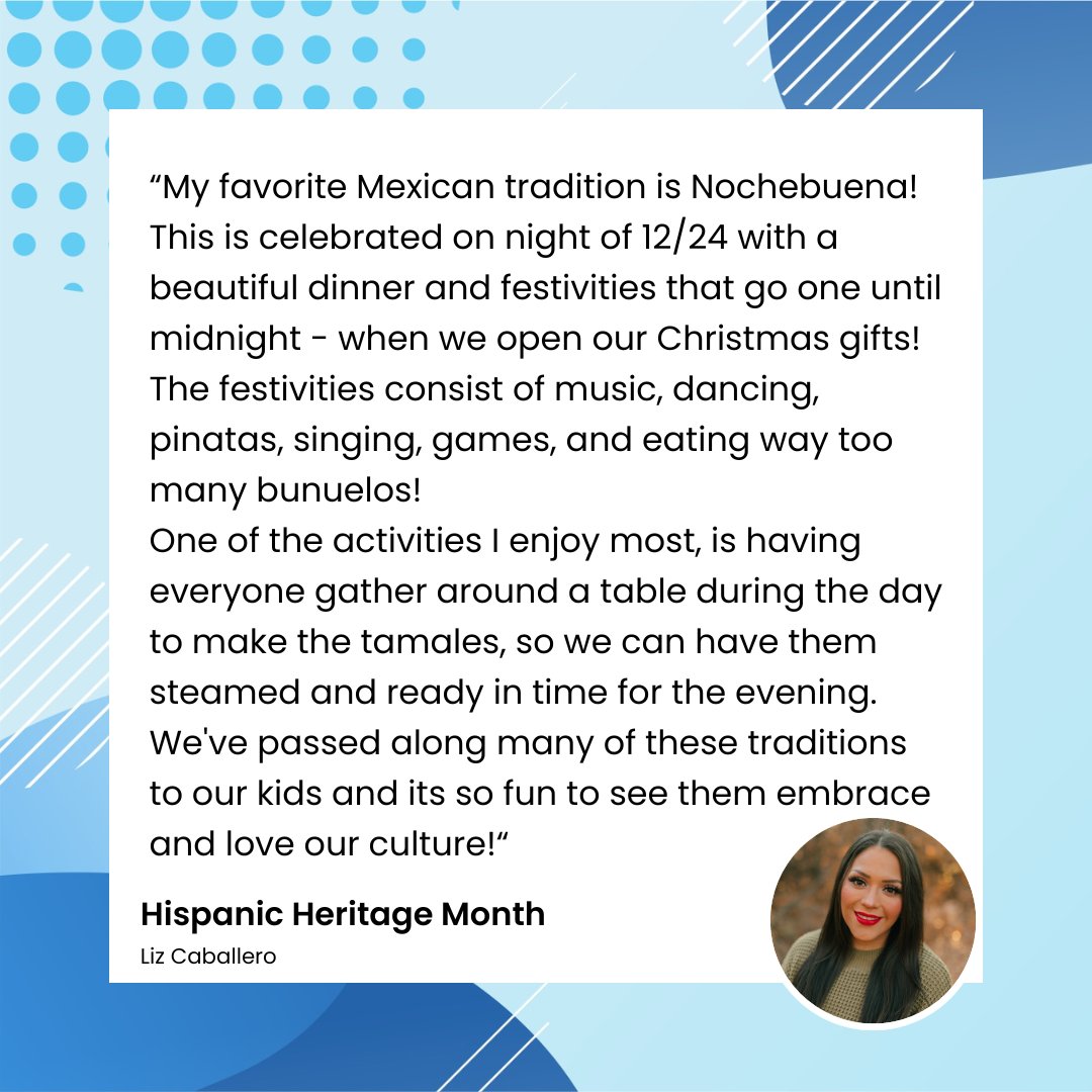 clearlinkco's tweet photo. Clearlink is so lucky to have such amazing coworkers to share their favorite traditions with us for Hispanic Heritage Month. 🎉 https://t.co/lzLN7sxrQH