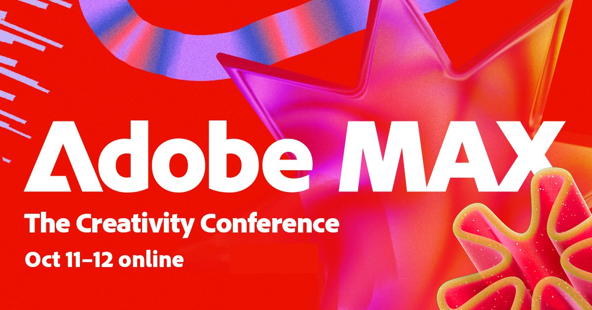 T_Irvine_'s tweet photo. Unable to come to MAX in person? Register online and don't miss this chance to attend free online sessions worldwide! #adobemax #adobecommunityexperts https://t.co/RxQv8HlaQ2 https://t.co/nPELL5eZVk
