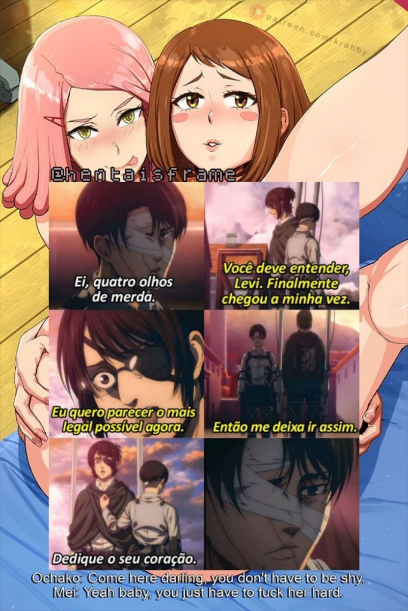 hentaisframe's tweet photo. Bem, o resto a gente já sabe né?

Anime: Attack on Titan https://t.co/Y0WxPNZfOH