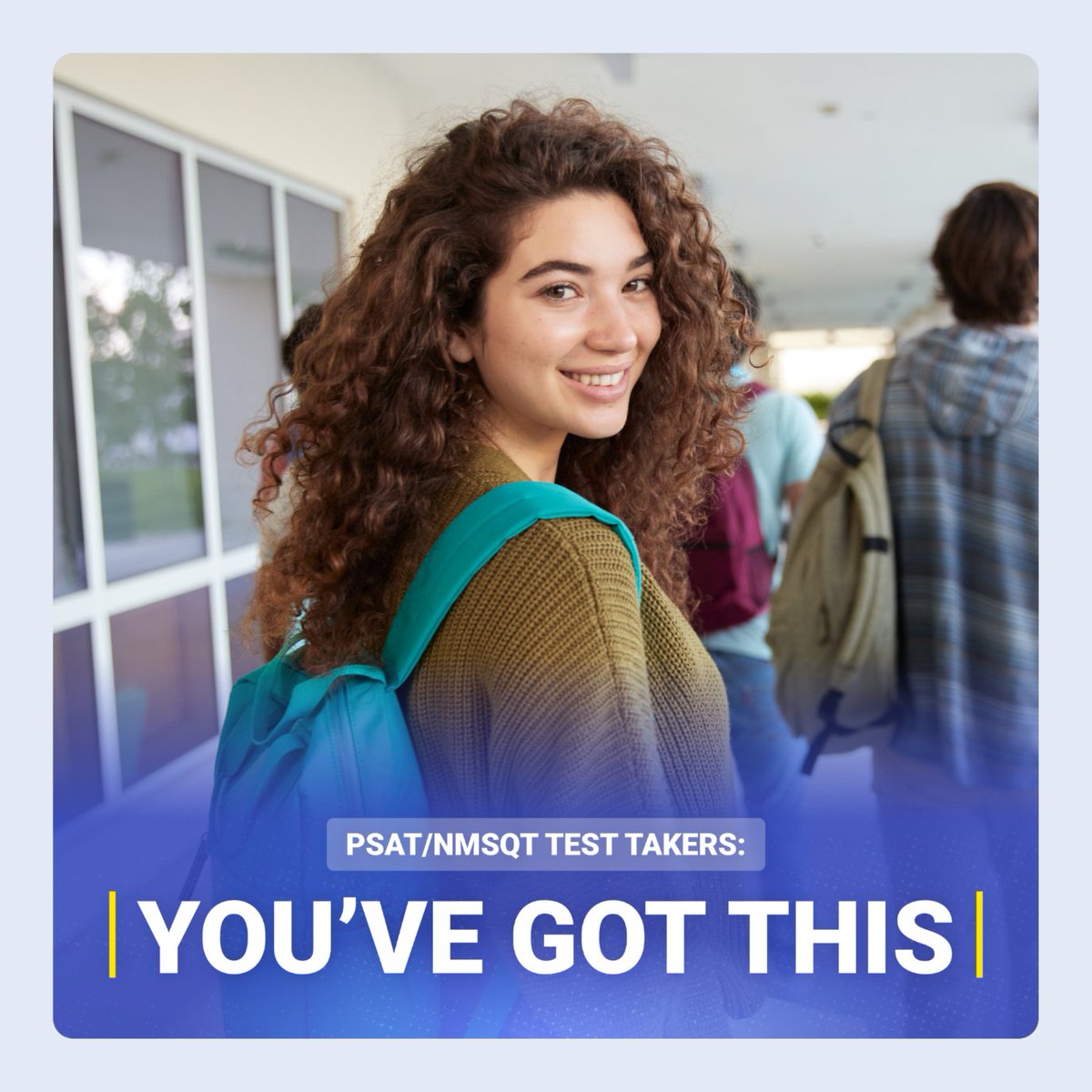 This October, U.S. high schools will be conducting the digital PSAT/NMSQT. Students, trust in your hard work and remember, you’ve got this! 💪