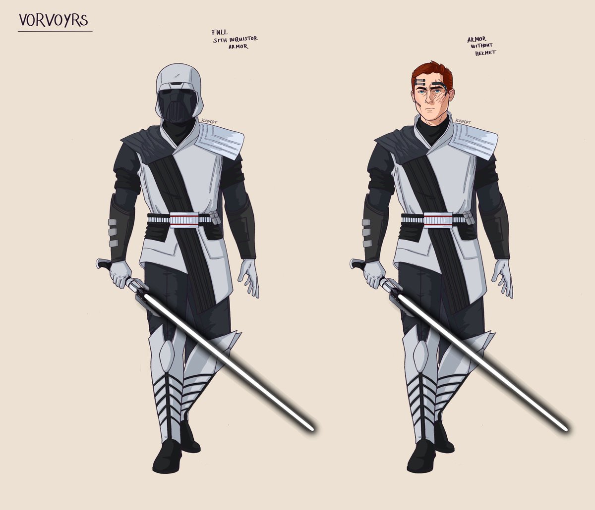 KlinaOff's tweet photo. Vorvoyrs outfit designs ๐ I only managed to make 4 but I love these
#swtor #swtoroc #swoc #sithoc #StarWars #originalcharacter #characterdesign #myart #starwatsoc #sithinquisitor https://t.co/6k5Floqnrd