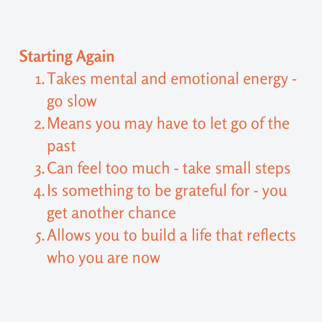 Starting again is never easy - but it is possible, and given time you often look back and understand why it had to happen 

#drradhaquotes #tipsonlife