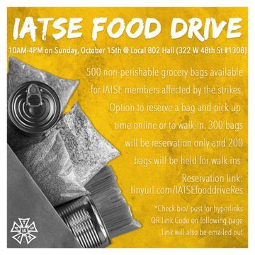 IATSE Local 798 ✊ #PROAct NOW tweet media