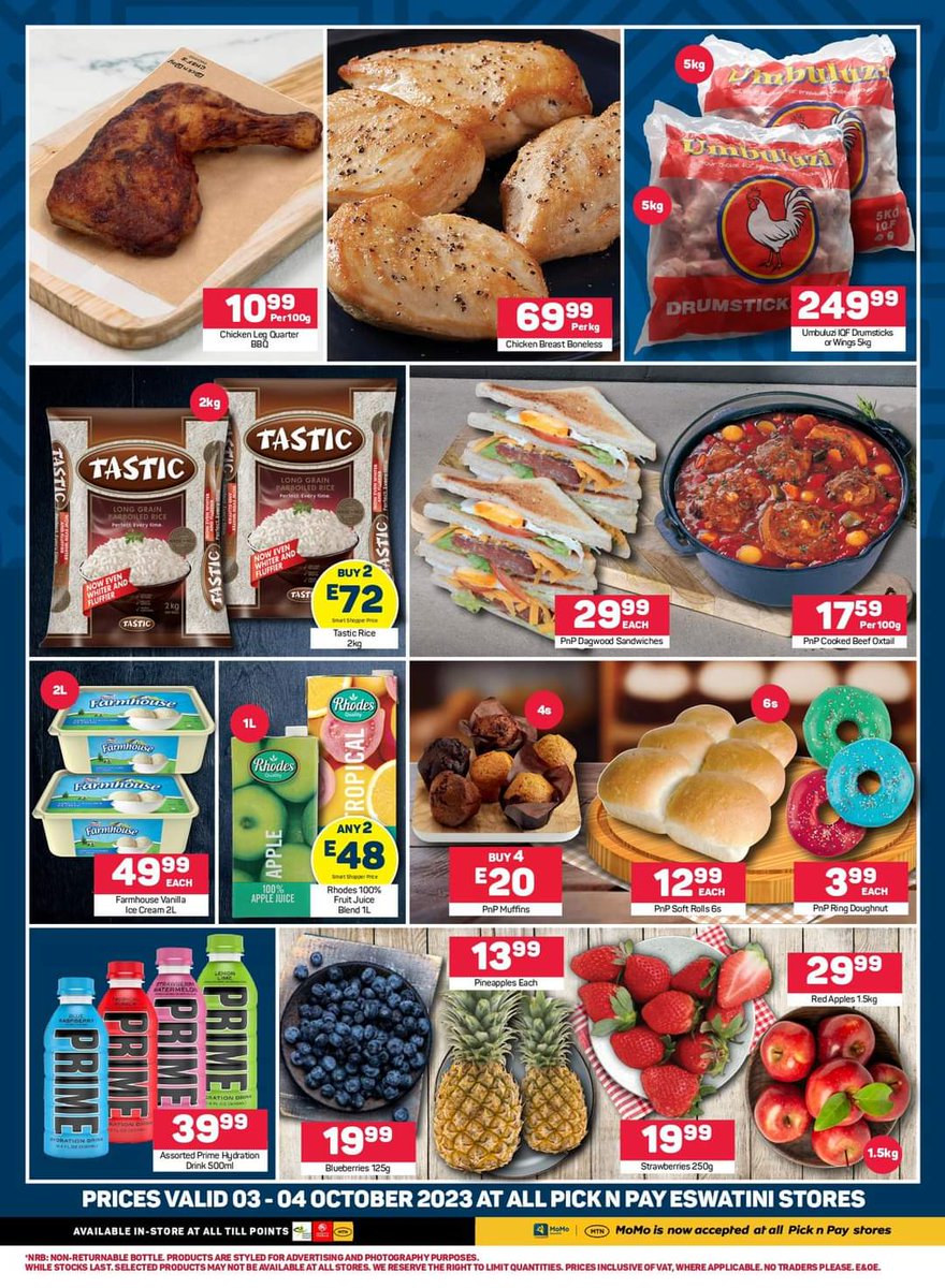 phvilakati's tweet photo. @kwesi_nk @WeliWay There you go, Checkers SA price in Eswatini Pick n Pay https://t.co/MFff6YnknS