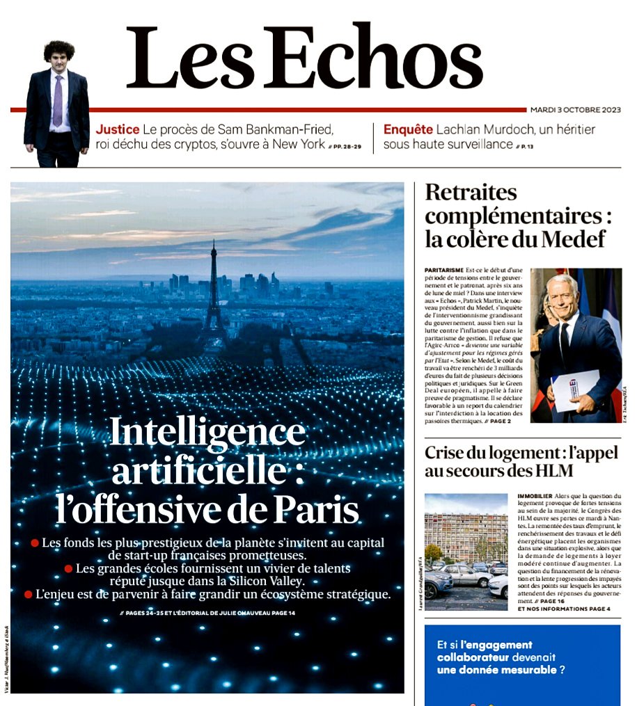 jnbarrot's tweet photo. Maîtriser en France l'intelligence artificielle est une nécessité absolue : nous avons tous les atouts et mettons tout en œuvre pour y parvenir. L'écosystème français est prêt, nos talents sont prêts. Nous serons au rendez-vous ! https://t.co/hOyTpvJ5Rm