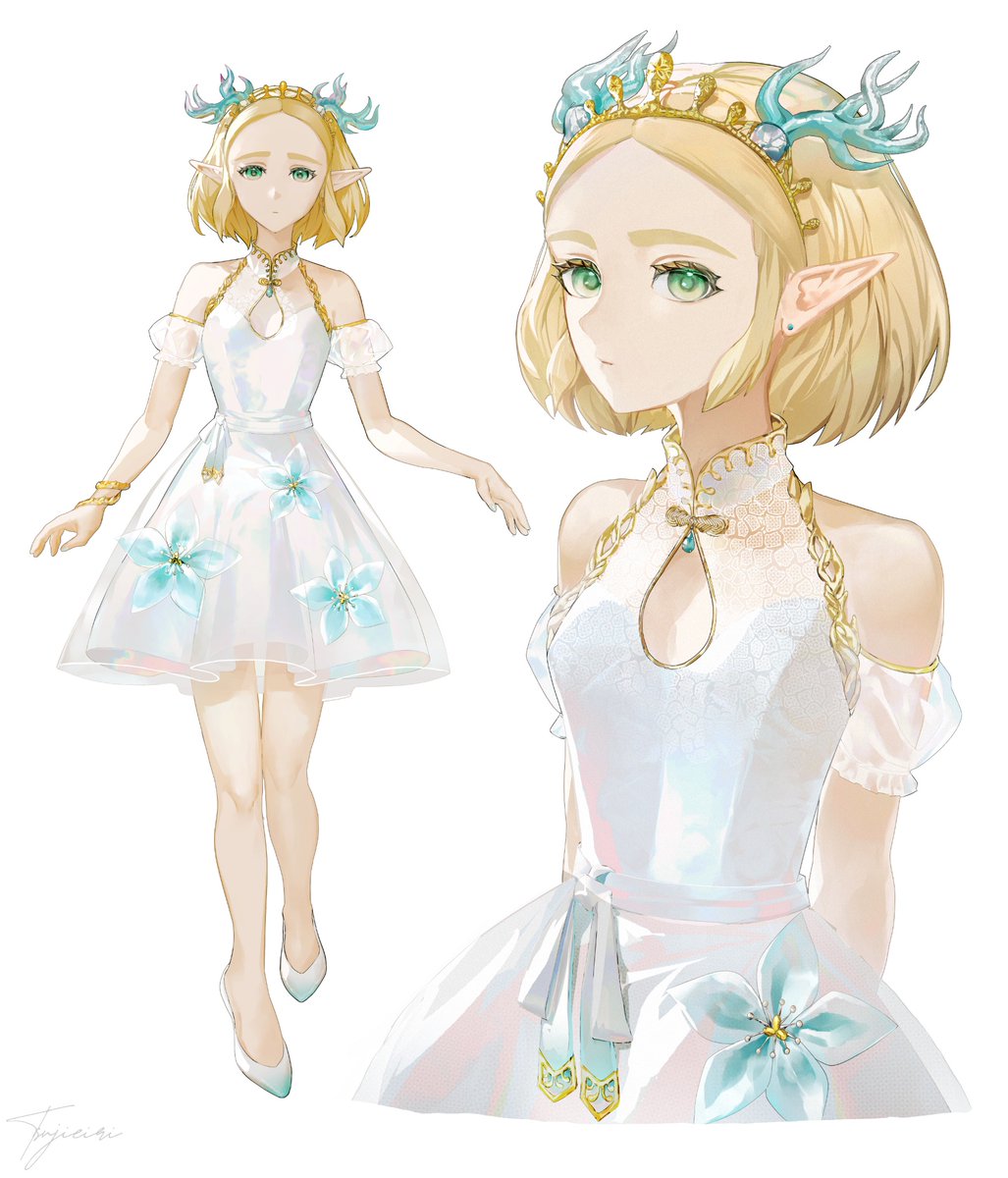 tjeirzld's tweet photo. 🐉Light Dragon👗dress  #totk #Zelda https://t.co/cATVb5U2m6