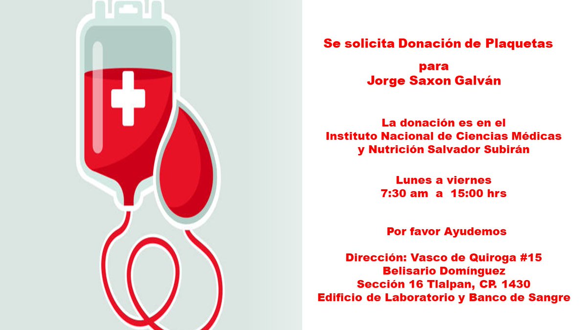 Amig@s Por favor Ayudemos🙏
<a href="/_donavida/">Fundación Donavida</a> <a href="/donadoreslaguna/">Donadores Laguna AC</a> <a href="/DonadoresMX/">DonadoresMX</a> <a href="/DonadoresAP/">Donadores Altruistas de Puebla, A.C.</a> <a href="/DonarVida/">Donar VIDA</a> <a href="/DonargSangre/">DonARG 🩸</a> 
#AquíDonación👀👇