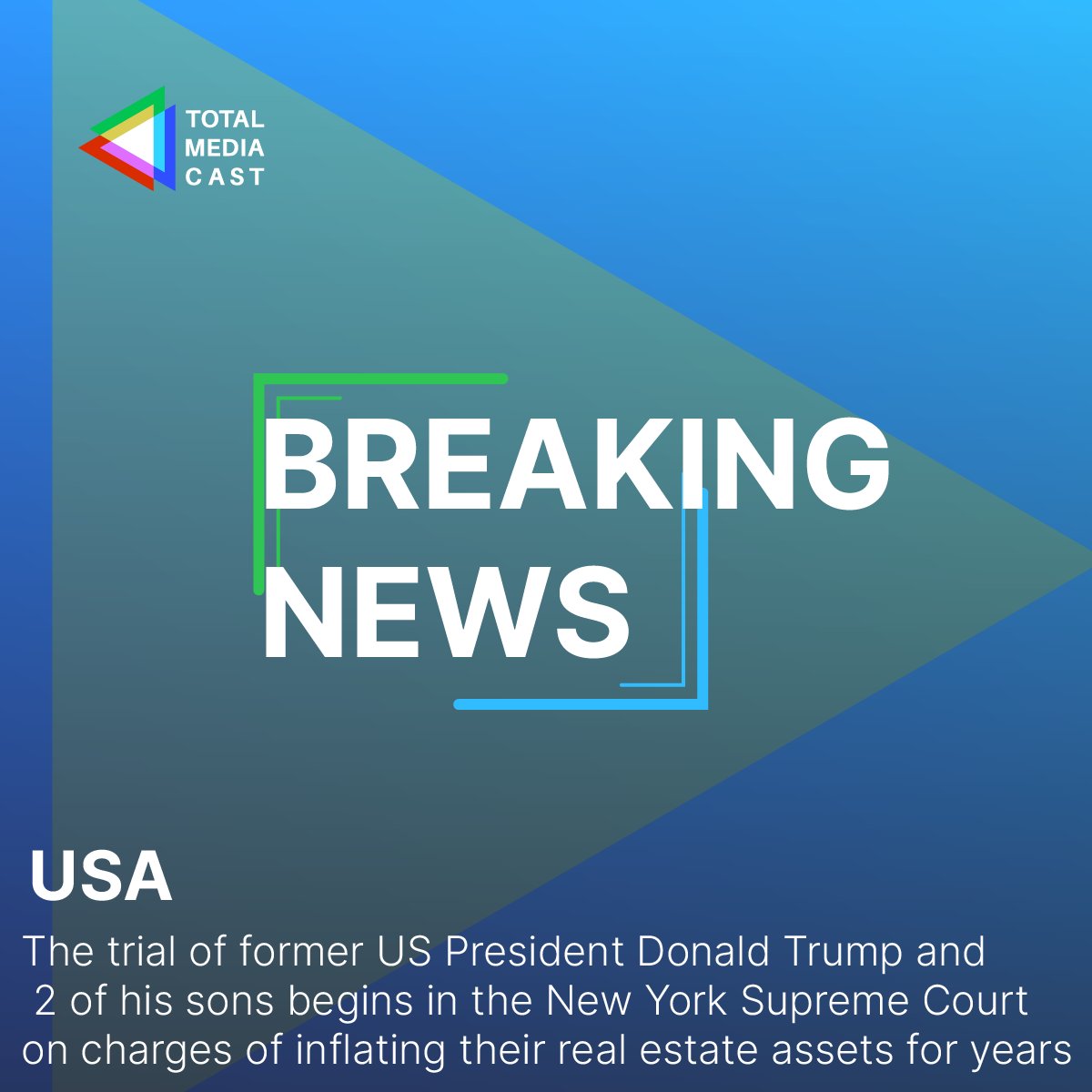 The trial of former US President Donald Trump and two of his sons begins in the New York Supreme Court on charges of inflating their real estate assets for years #USA #trial #DonaldTrump #NewYork #Amplify #Realestateassets
#TotalMediaCast