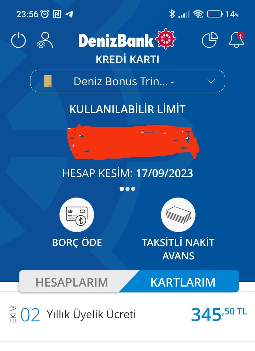 MsSaglam's tweet photo. @DenizBank tahakkuk eden kart aidatının iadesini talep ediyorum. Aksi takdirde kartımı iptal ettireceğim. https://t.co/4qz8B1i7Tg