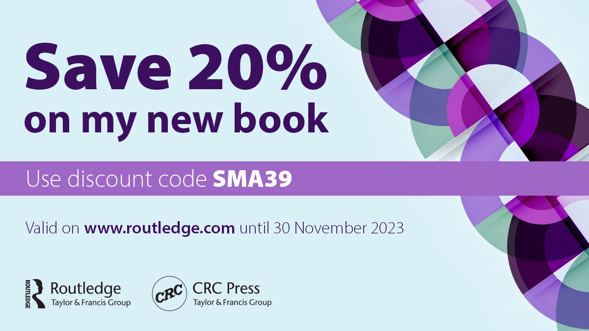 Dear academic friends...It's time for a shameless self-promotion tweet (is it still called tweet?) about my upcoming book, #ParticipatoryWorlds , which can be purchased at a promotional price with the code attached! (see 🧵)
routledge.com/9780367497781 (1/3).