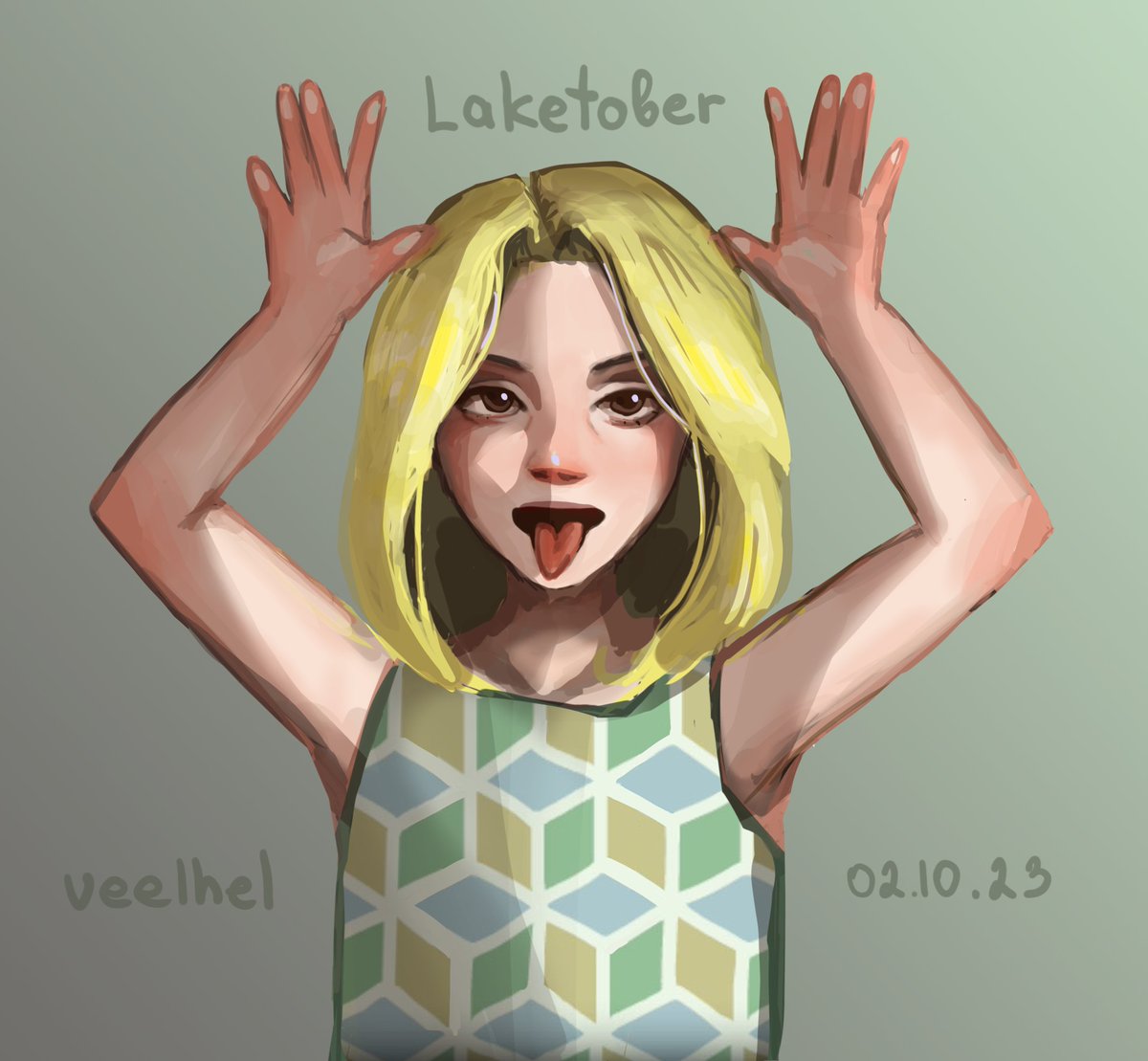 veelhel's tweet photo. Bleh! 👁️👅👁️ 
@rustylakecom #laketober #fanart #rustylake https://t.co/wZXhXwntaG