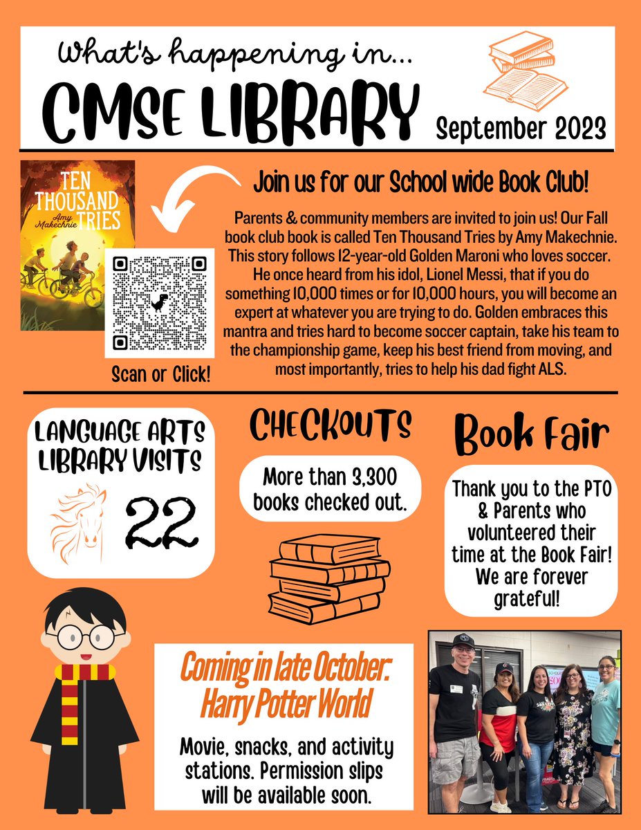 CMSE Library (@cmse_library) on Twitter photo September vibes! 📚🧡🎉
So excited about our upcoming events! Join us! <a href="/CISDlib/">Coppell ISD Libraries</a> <a href="/coppelleast/">Coppell Middle School East</a> September vibes! 📚🧡🎉
So excited about our upcoming events! Join us! <a href="/CISDlib/">Coppell ISD Libraries</a> <a href="/coppelleast/">Coppell Middle School East</a>