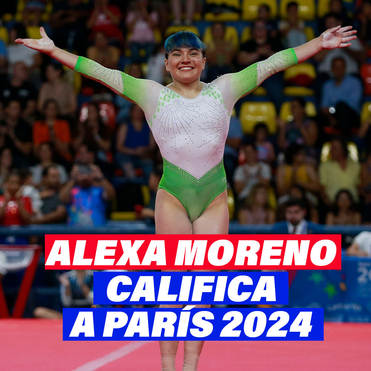 sopitas's tweet photo. Alexa Moreno ya tiene boleto para los Juegos Olímpicos de París 2024 🤩
La mexa calificó a la final de la prueba All-Aroud, con lo cual se instaló entre las mejores 14 gimnastas que no están entre los primeros 12 países de la prueba por equipos. https://t.co/OgIwGy3oFC
