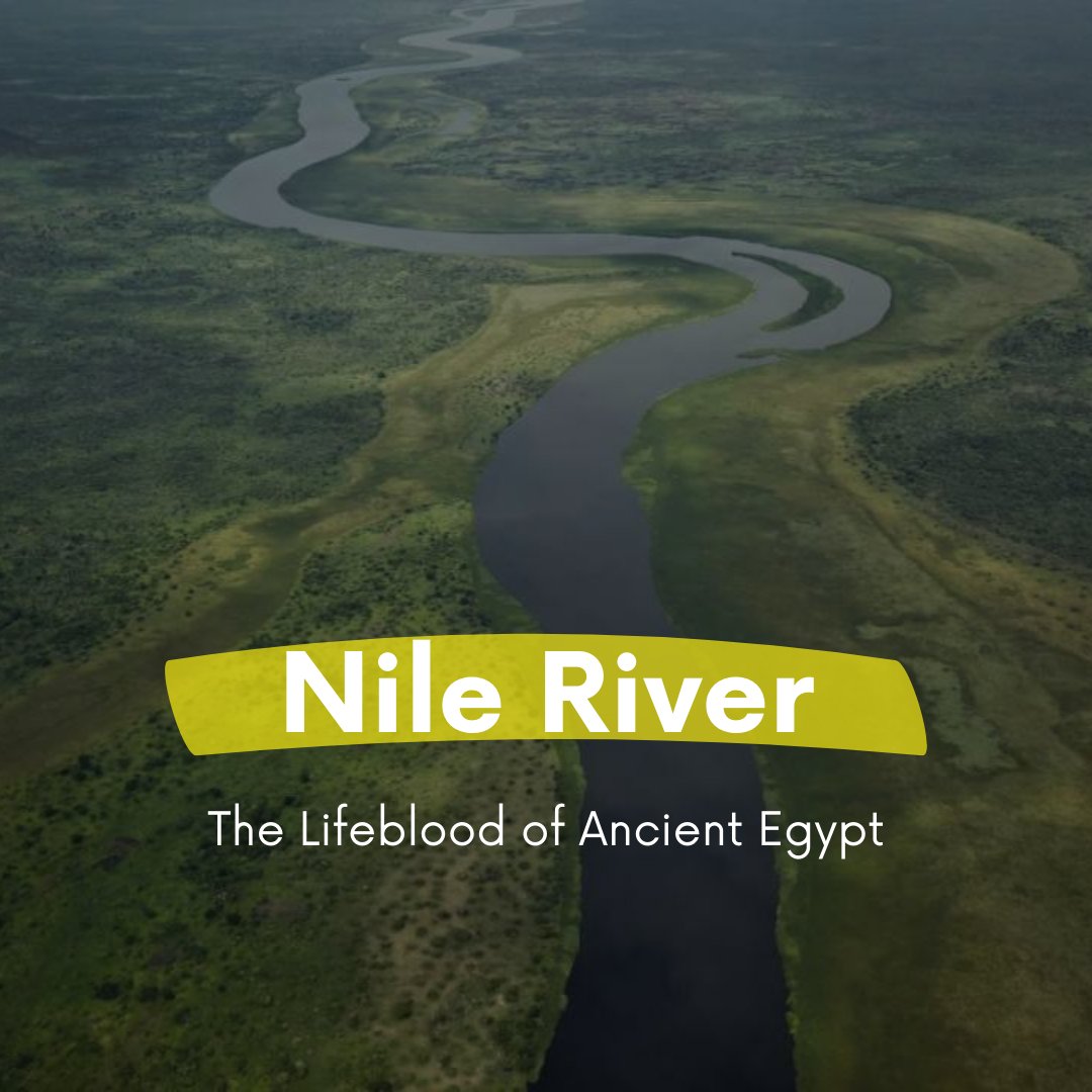 iamjekol's tweet image. The Nile River is one of the world's longest rivers, extending over 6,650 kilometers from Egypt to Sudan. This river laid the foundation for the ancient Egyptian civilization and has been the lifeblood of this region for thousands of years.