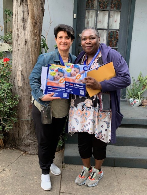 It was a pleasure to canvass neighborhoods sharing information about our UTK programs this past Saturday with these two dynamite Hollywood HS Community Reps, Knarik Demirchian and Angela Williams-Ashley! They are unsung heroes. Way to go and thank you for your dedication!