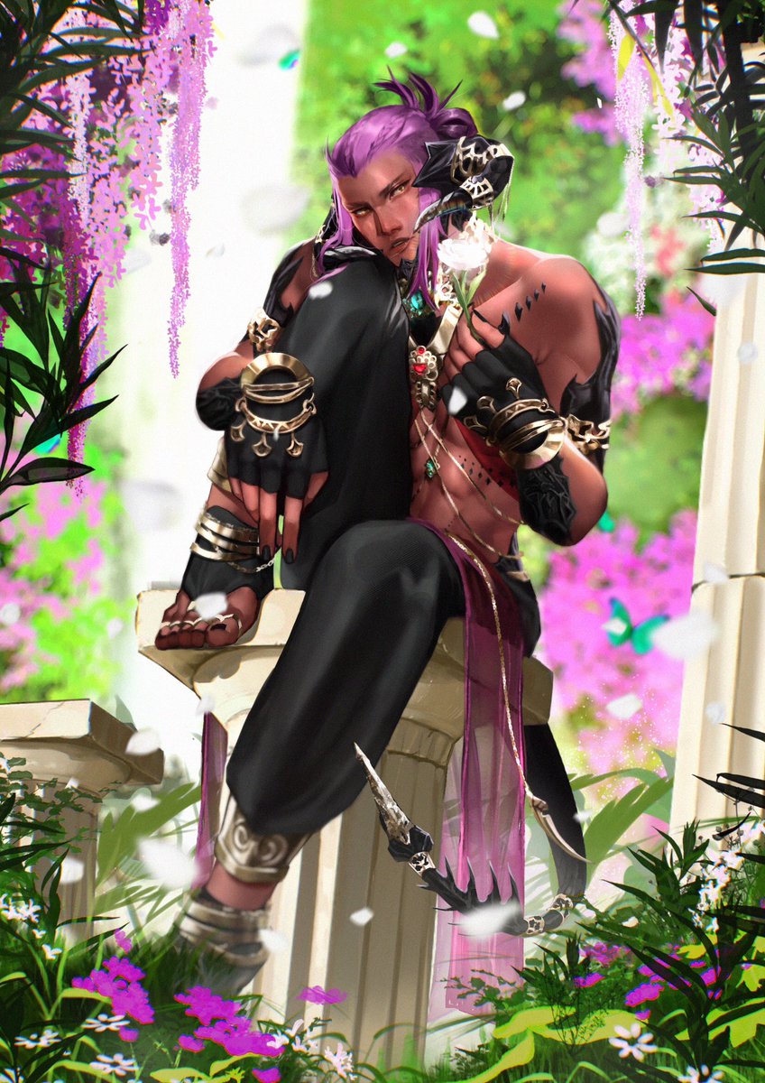 etherealpinkpjm's tweet photo. thank you SO much @artAntiacida for capturing my boy so well 💜🥺

check them out!

#FFXIVART | #Au_Ra https://t.co/ZfiHH7dZsj