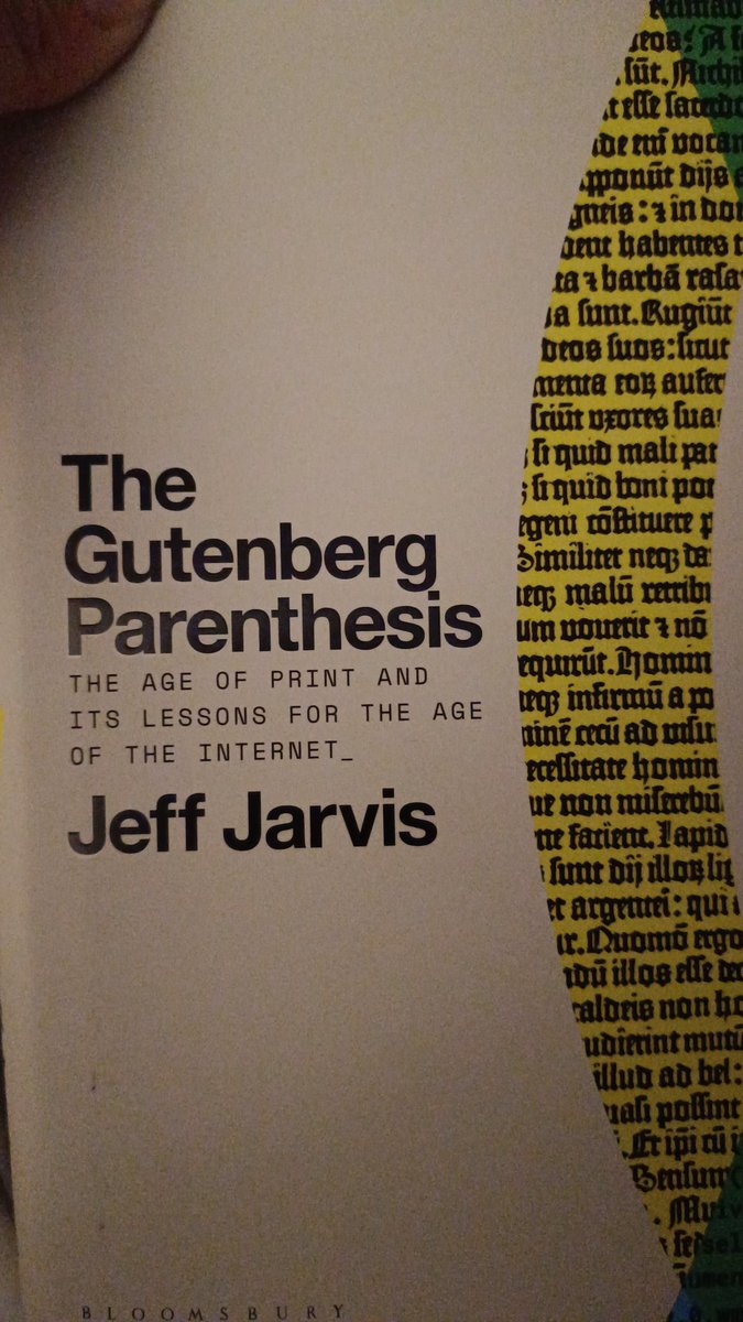 framangia's tweet photo. I am enjoying the best book ever. History of books, linguistics, calligraphy.. #gutenberparenthesis @jeffjarvis a mix of everything I am passionate about in 300pp. Highly recommended to those who love books and are interested in their history, print and more.

#bookhistory #books https://t.co/uX1sDWu2Sp