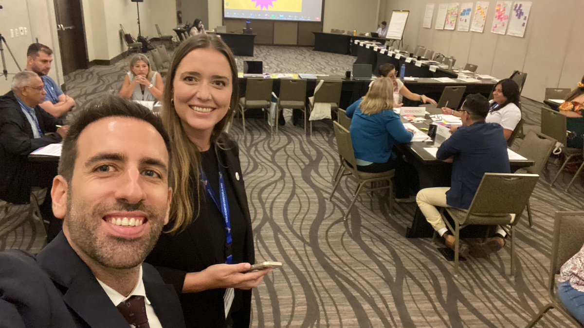 ryan__elizabeth's tweet photo. Excited to be in Panama City at the 2023 general assembly of @coalicionve. @IDiplomat is supporting #refugeeskillup @GrnRefugees @jmchiesa.  Constantly inspired by our amazing partners! 🫶 https://t.co/RpAC00gxr4