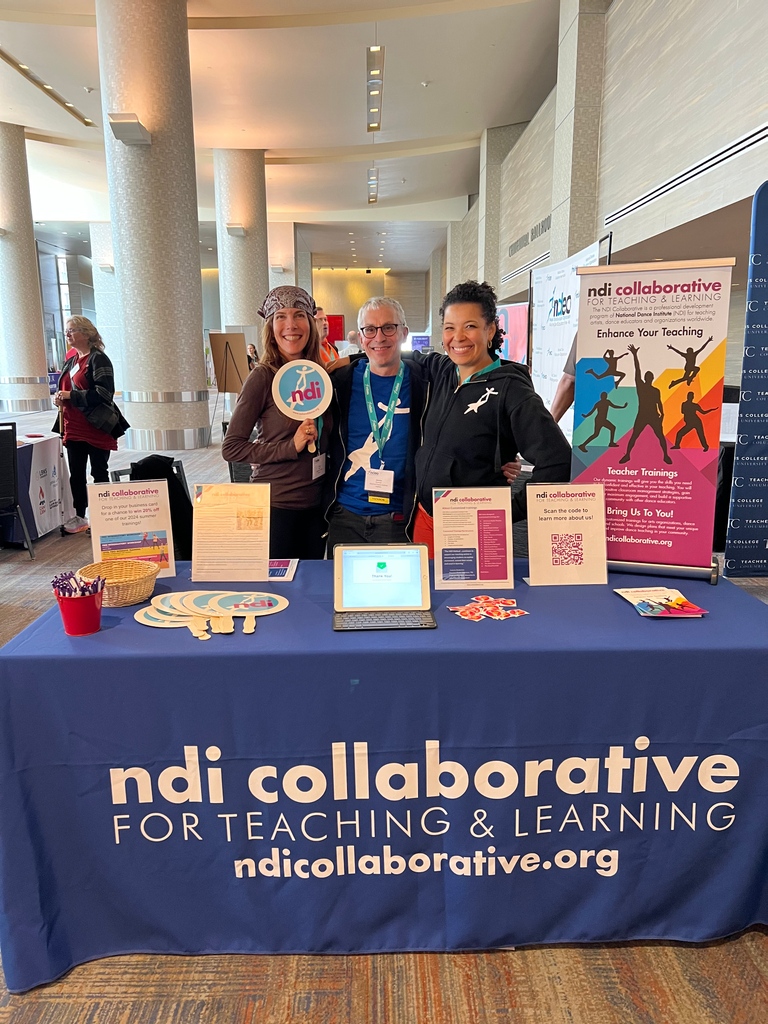 Thank you to everyone who participated in our workshop, and stopped by our table at the 2023 NDEO National Conference in Denver this past weekend!

#nationaldanceinstitute #NDI #ndiCollaborative #ndiMethod #NDEO @ndeodance