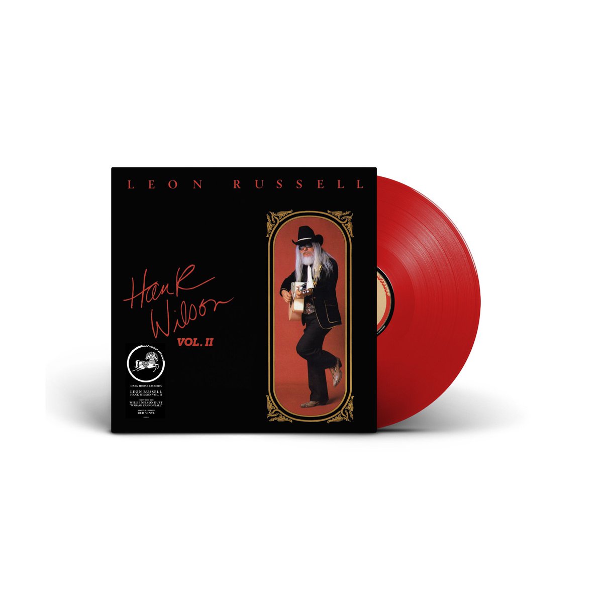3/3 RSD Black Friday. Pick up @LeonRussell’s HANK WILSON VOL. 2 album, featuring @WillieNelson, on special edition Red Vinyl as part of RSD Black Friday! Find more info and a participating indie record store near you at recordstoreday.com #RSDBlackFriday #RSDBF