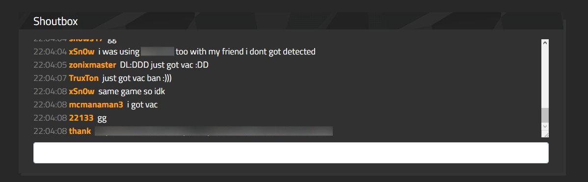 vaccoin's tweet photo. One of the biggest cheat software on Counter-Strike has just been detected, a ban wave is in progress. ⛔️ 🌊 https://t.co/ApB0qr5gNl