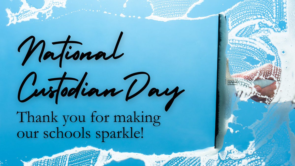 The Continuous Improvement Team is so thankful for our Custodians!  We appreciate all you do to make our spaces beautiful places to work, play and learn! Happy Custodian Appreciation Day!