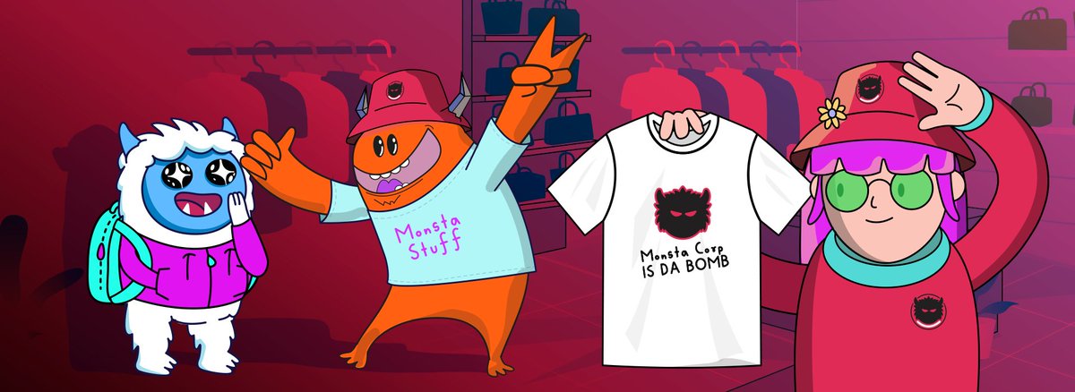 It’s official. Our Monsta Merch store is live &amp; ready for action!

Check out our latest blog article for all the news on how to get your very own Monsta Merch: 
monstacorp.com/introducing-th…

To celebrate 🎉we have a few items up for grabs, full details in the article

Happy shopping!