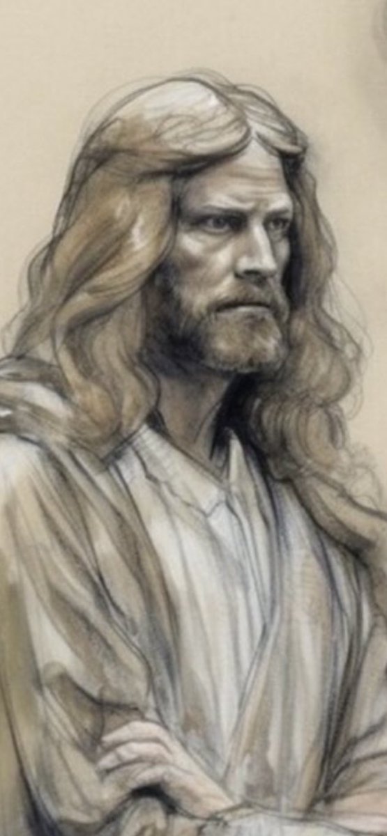 @NotHoodlum Why does Jesus look like a 50 y/o biker with Farrah Fawcett hair?