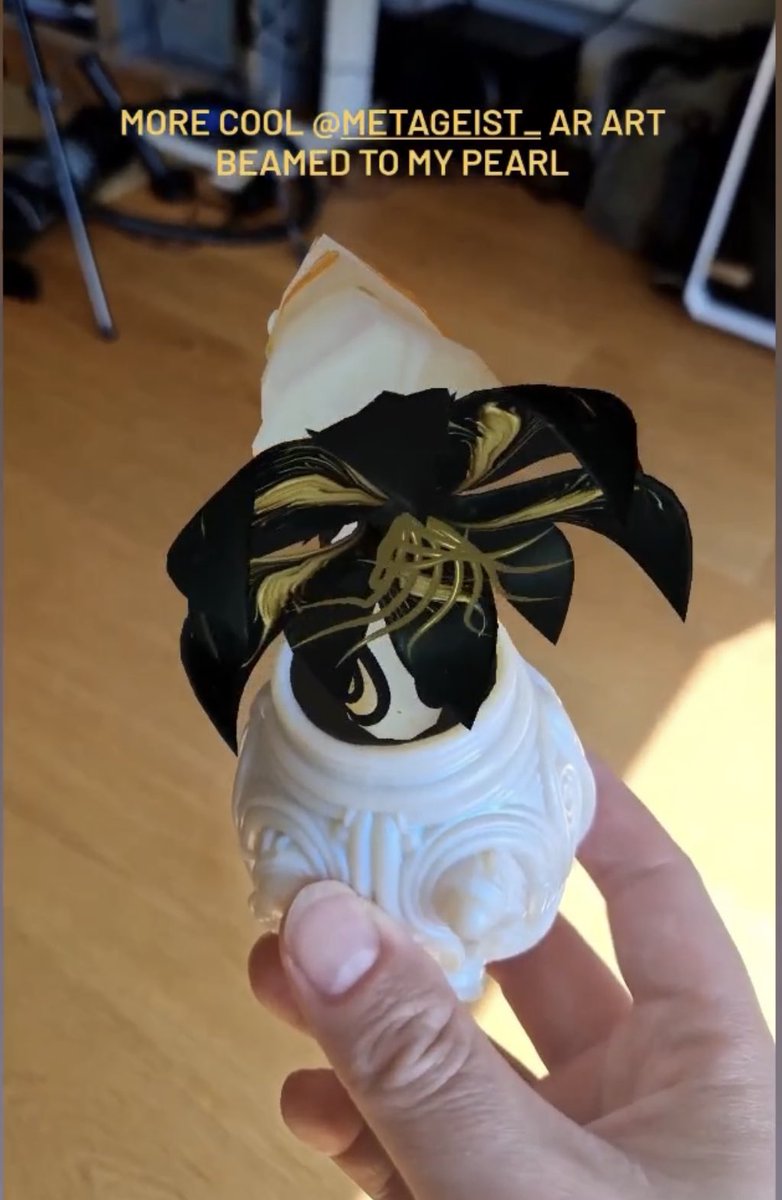 MetageistVR's tweet photo. From Bristol, to New York and Chicago it’s been fun seeing Cyclops holders receive the new digital artworks via their physical sculptures. I’m so proud of this concept and excited to continue developing the next iteration. https://t.co/cv10RwsI2K