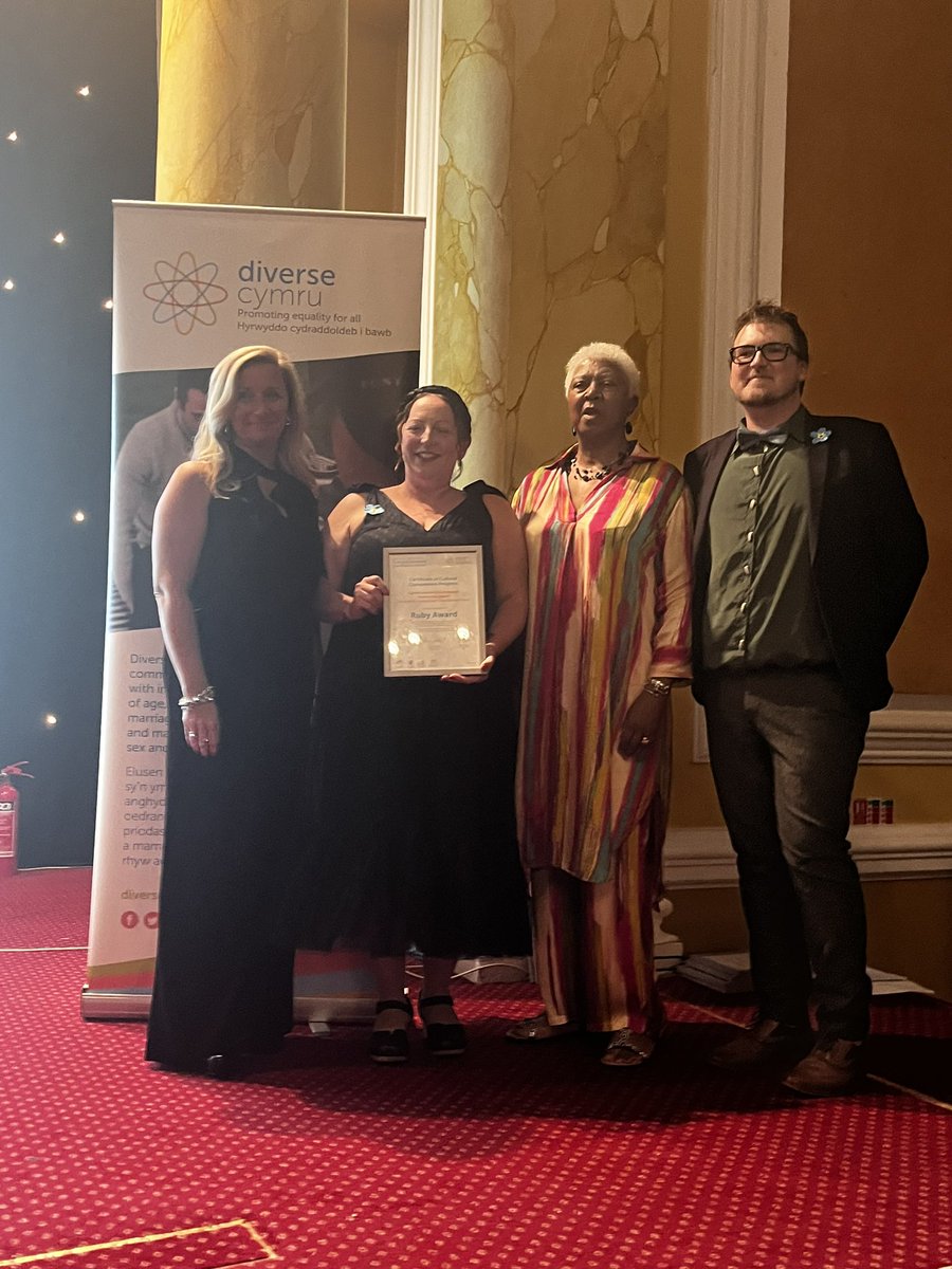 Diverse Cymru (@diversecymru) on Twitter photo Llongyfarchiadau <a href="/CV_UHB/">Cardiff and Vale University Health Board</a> Congratulations on attaining RUBY at our Cultural Competency Awards 2023.
#antiracistwales
โ
Da iawn a diolch <a href="/CV_UHB/">Cardiff and Vale University Health Board</a>
Well done and congratulations on your work.
Cultural Competency Awards 2023.
#antiracistwales Llongyfarchiadau <a href="/CV_UHB/">Cardiff and Vale University Health Board</a> Congratulations on attaining RUBY at our Cultural Competency Awards 2023.
#antiracistwales
โ
Da iawn a diolch <a href="/CV_UHB/">Cardiff and Vale University Health Board</a>
Well done and congratulations on your work.
Cultural Competency Awards 2023.
#antiracistwales