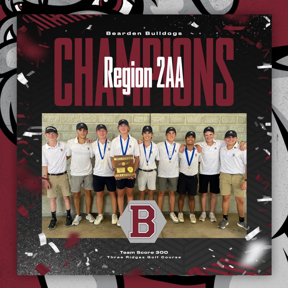 For the first time since 1983, the Bearden boys golf team are Region Champs and headed to State! <a href="/bhsdawgs/">Bearden High School</a> <a href="/5StarPreps/">5Star Preps</a> <a href="/prepxtra/">PrepXtra</a> <a href="/KnoxAreaGolf/">Knoxville Golf</a>