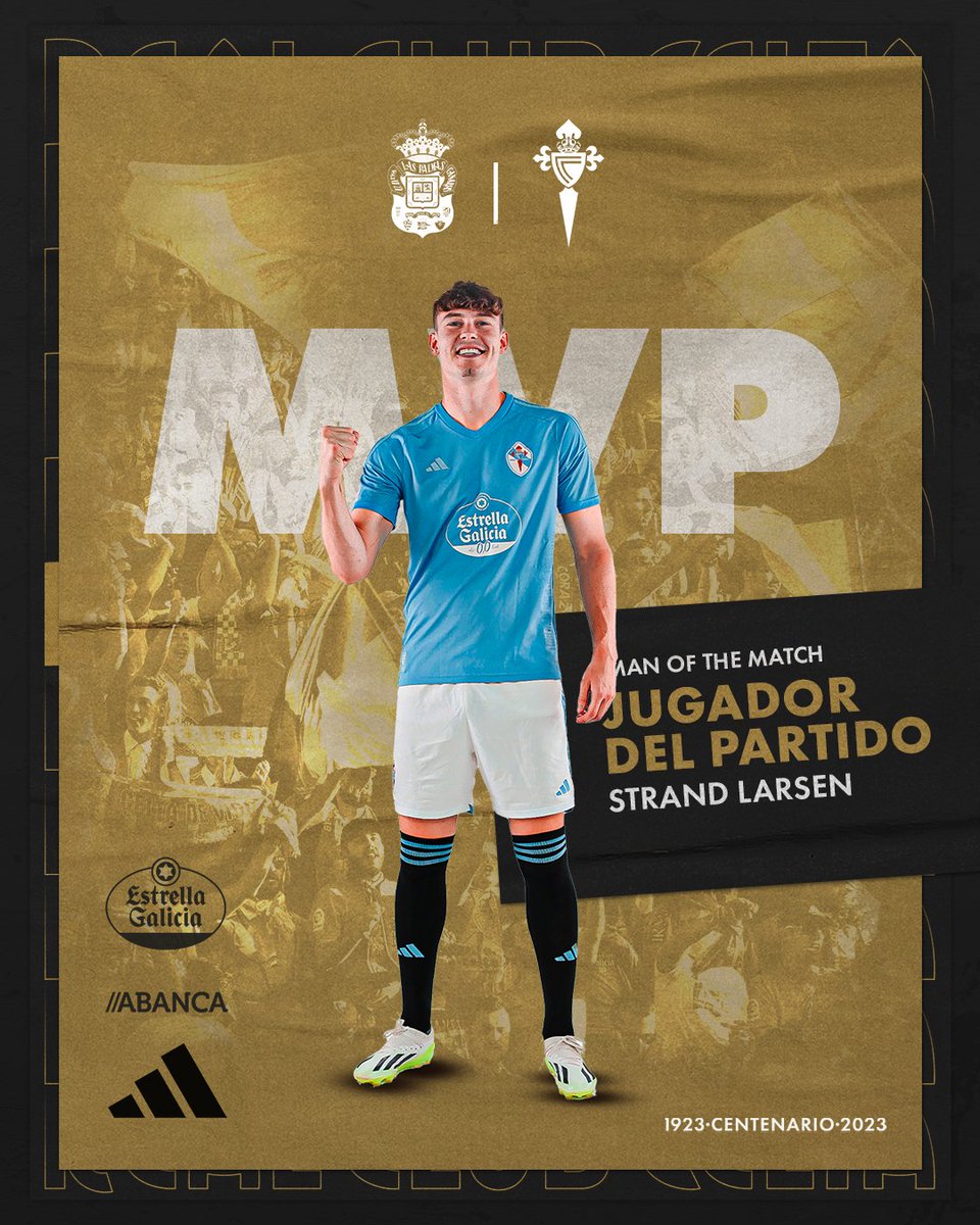 RCCelta's tweet photo. Los votos del celtismo conceden el Jugador del Partido a @jorgenwester 🇳🇴

#LasPalmasCelta · #LALIGAEASPORTS https://t.co/OzF7YRYVfq