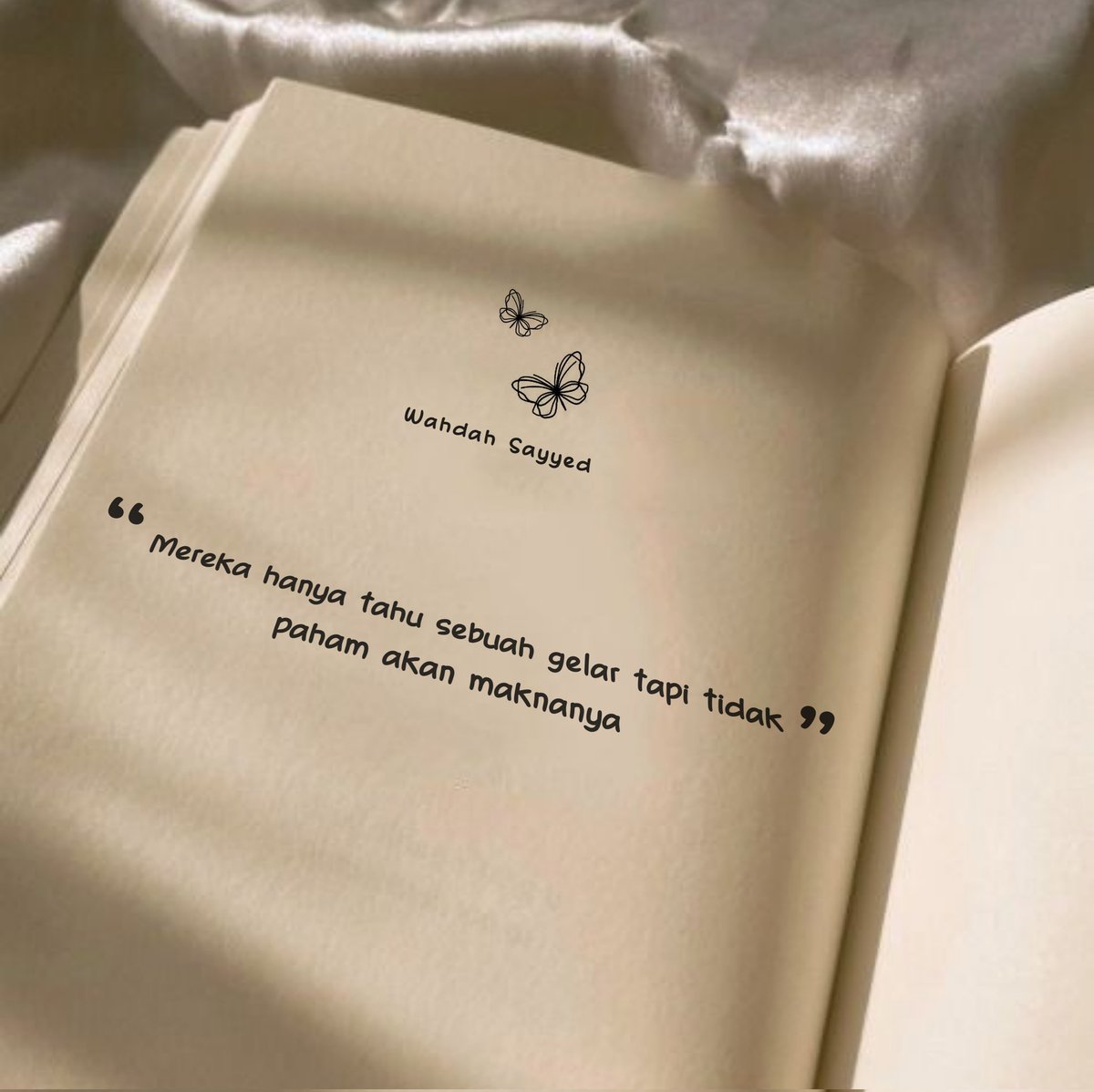 Wahdahsayyed's tweet image. Mengetahui belum tentu memahami, namun memahami sudah tentu mengetahui🫧

#syarifah #assegaf #sayyed #sayyid #syarifahsayyed #syarifahsayyid #ahlulbait #dzurriyahrasul #dzurriyahrosul #rasulullah #rasulullahsaw #nabimuhammad #nabimuhammadsaw