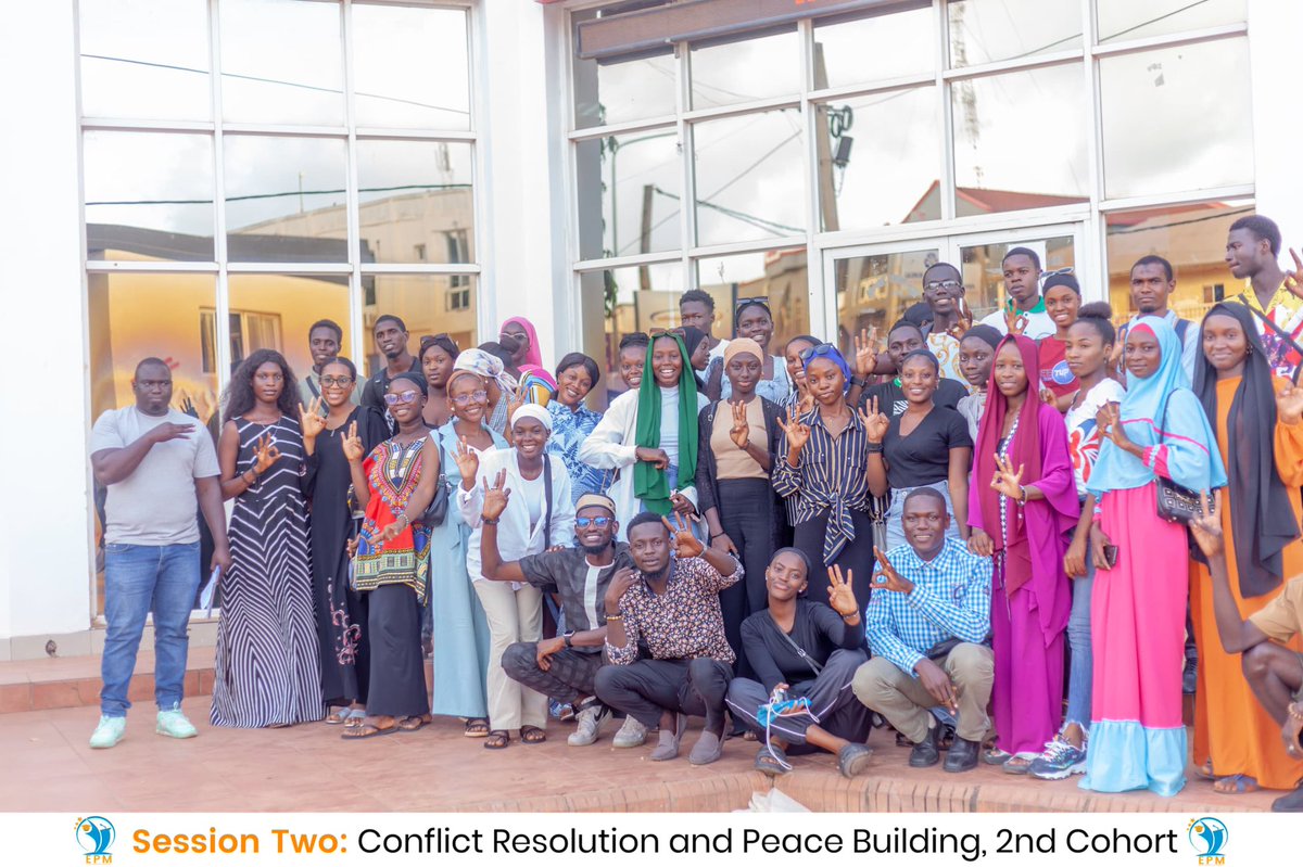EMP_24's tweet photo. EPM hosted The Co-Founder and National Programme Coordinator (Bakary Sonko), Peace Hub, The Gambia.

https://t.co/Vx6xnZPazs https://t.co/pjBoBCXn2O
