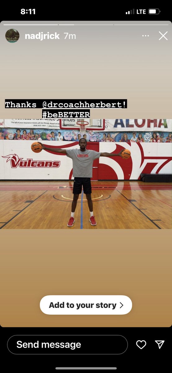 Check out this big time shot blocker from Jamaica at <a href="/HiloVulcans/">Hawaii Hilo Vulcans Athletics</a> love the support for #beBETTER instant fan of <a href="/NadjrickPeat/">Nadjrick Peat</a>
