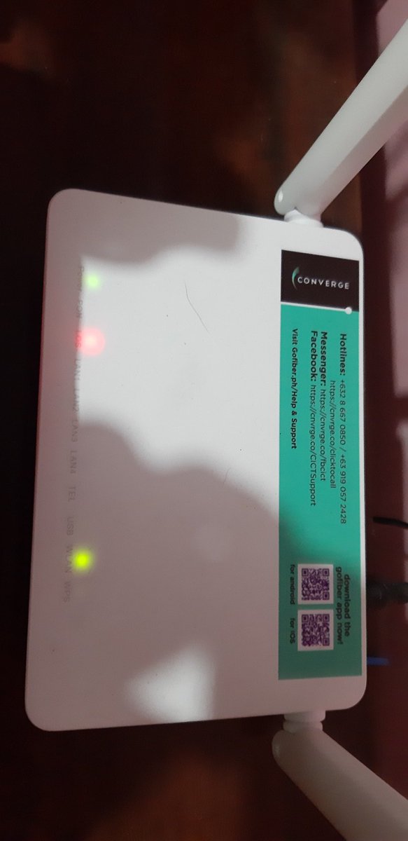 avdenava1's tweet photo. @Converge_CSU wala na naman kami Internet Connection,Laloma,QC...LOS is blinking red https://t.co/g3i4rEgHl5