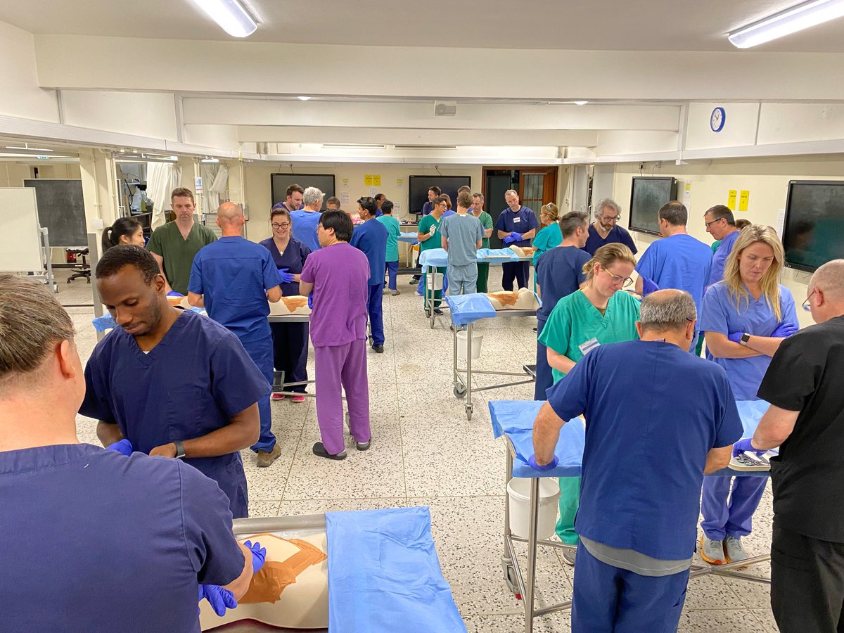 EmergEdu's tweet photo. 🎉 Congratulations to #TheProceduresCourse faculty and participants on the completion of our very first course in Cambridge, UK! 🇬🇧  💫 Two days of hands-on practice and international peer-to-peer learning on HALO procedures in the historic Human Anatomy Centre at Cambridge University has been an invaluable experience for us all.   Next stop, Leuven Belgium 🇧🇪
 @TPCourse @cjgroombridge @Sineadnib #EmergEdu #MedEd