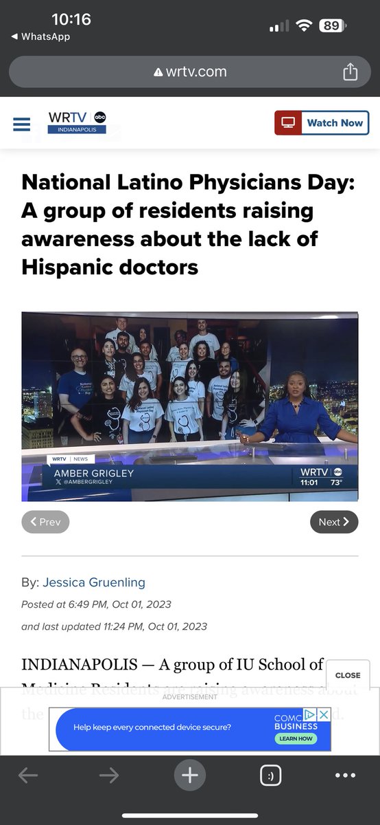 🎥 Drs Cortes & Montalvan-Sanchez @wrtv @ABC @IUMedSchool thanks @JessGruenling wrtv.com/news/local-new…