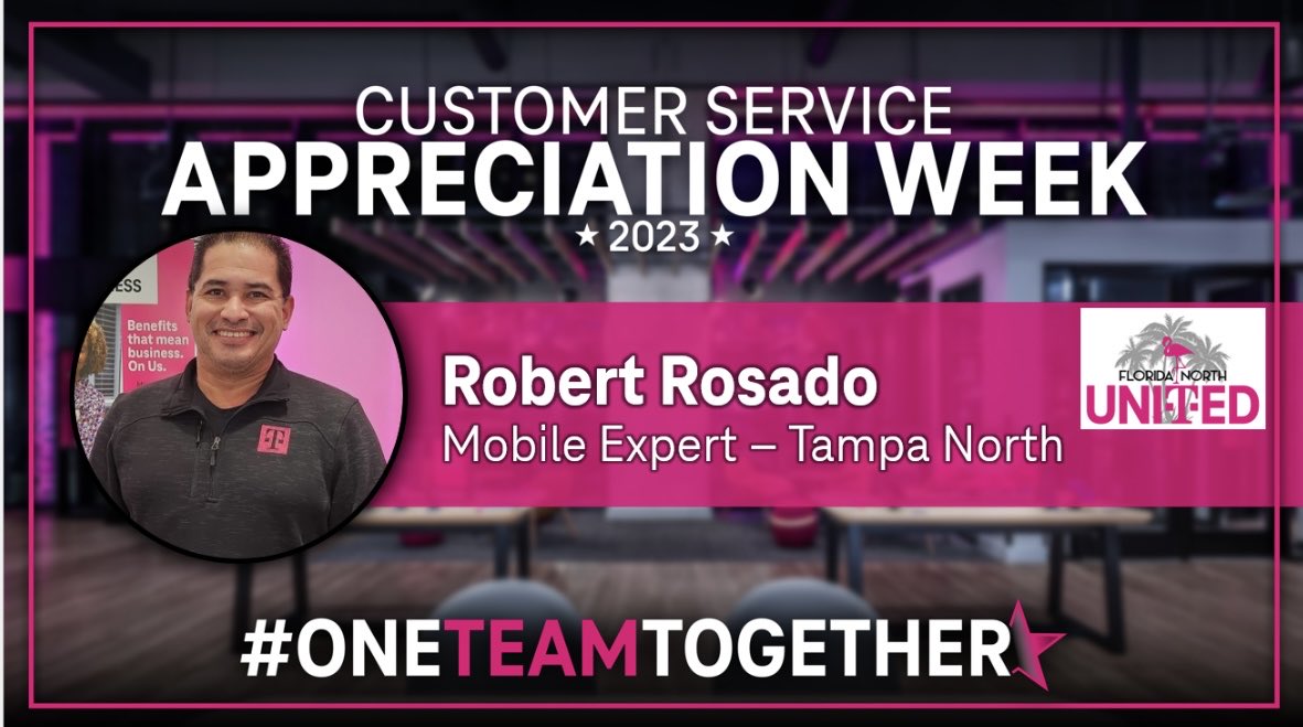 EddiePryor7's tweet image. Our Customer Service Appreciation Week celebration continues across Florida North! ME Robert Rosado has a passion for providing BEST in class service to his customers. He’s also a true team player, known for fostering a collaborative and supportive environment within his store!