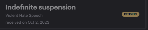 Shoepert's tweet photo. .@TwitchSupport
I really hope you can explain this blunder. I've streamed for 9 years, use Twitch since 2011, watch streams every day, have a small community, and to just have you delete it with no context is insulting.  You literally took away one of the only things I have left. https://t.co/vJDXMXyltt