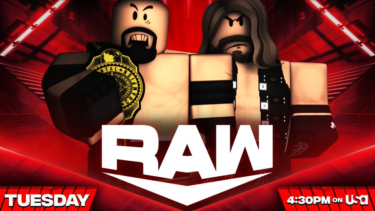 _WWERoblox's tweet photo. -RAW-

@kedsheart goes one on one with @F4DE_4 in a singles match 
-
@LittIeMissBliss looks to put a end to @KaitlynRos52170 
-
@12chopz goes against @BloxyStyles 
-
#BethRose speaks out after being interrupted by #Aryse Last week 

#WWERaw https://t.co/gAWrlVA4ga