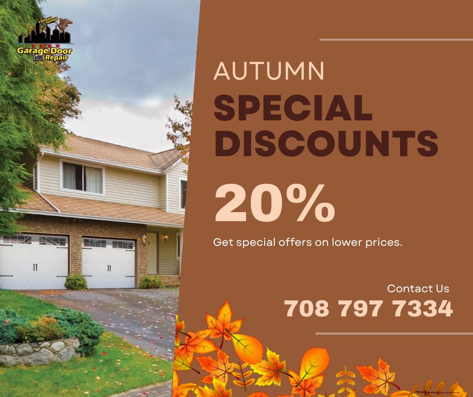 ChicagoILGarage's tweet photo. 🍁 Fall Maintenance Made Easy! 🍂 Don't let your home fall behind this season. Take advantage of our exclusive autumn specials and discounts to keep your space cozy and well-maintained. Act now before the leaves start to drop on these incredible deals! 🏡🔧 #FallMaintenance https://t.co/FS7VsqFV0f