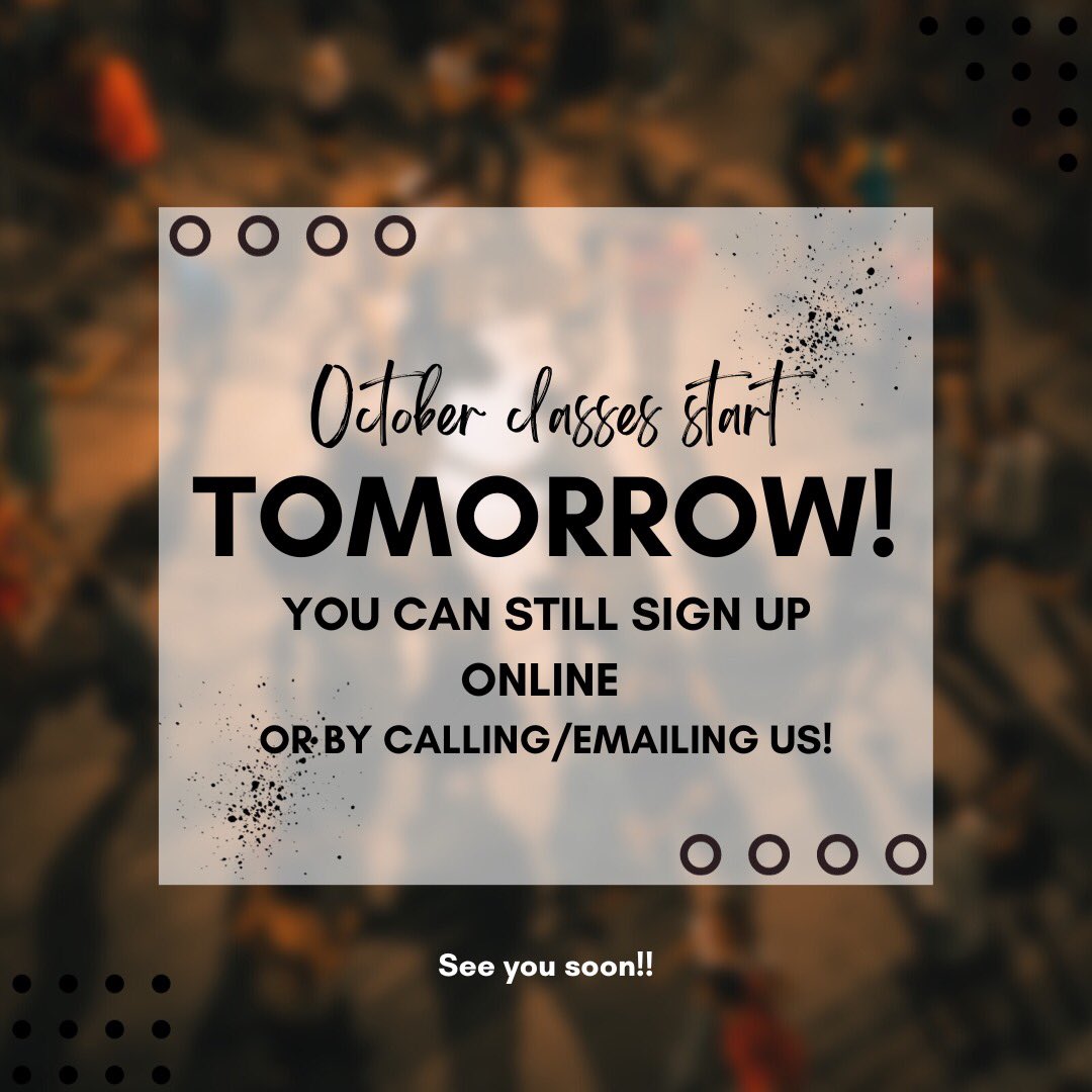 chicagodance's tweet photo. You still have time to join us!!
View schedule and enroll at:
https://t.co/3SQrIFQ3IH
#chicagodance #dance #Chicago #westcoastswing #eastcoastswing #hiphop #kpop #groupclass https://t.co/mQsPf3ENyt